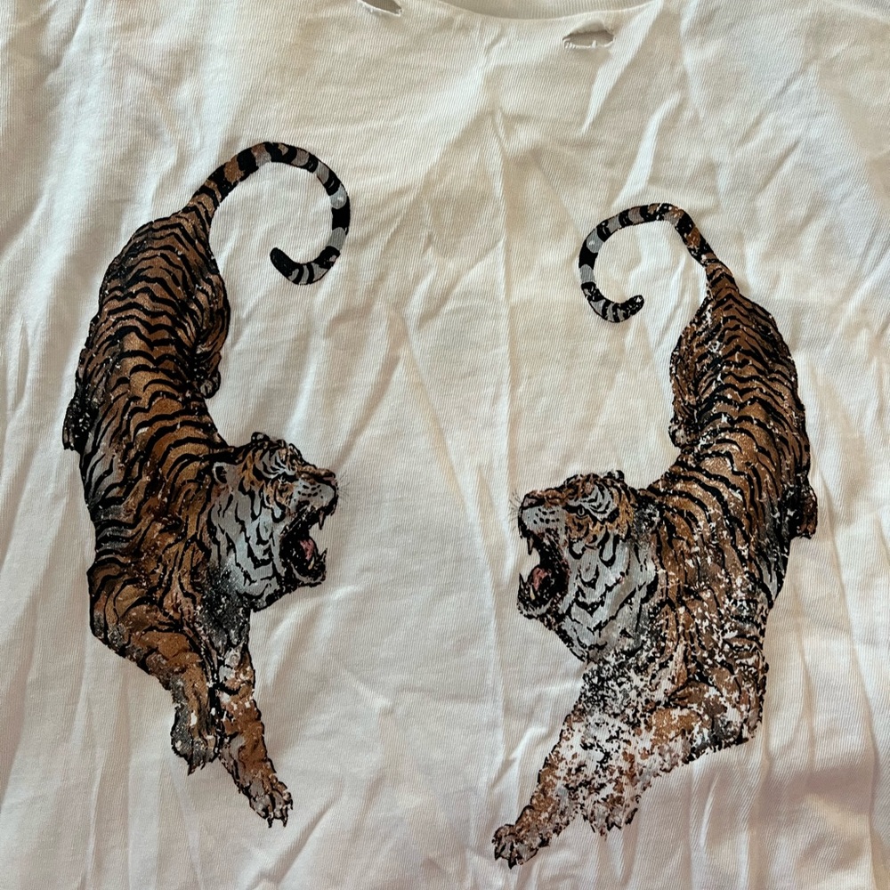 Distressed Over-sized Tshirt